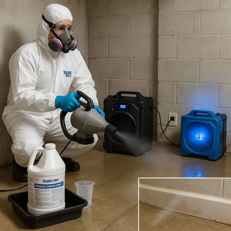 Sanitization and Odor Removal process in Bradford, ME