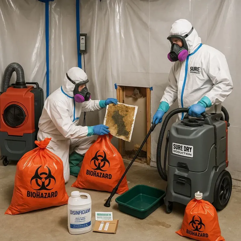 Contaminated Water Handling Protocols process in Bradford, ME