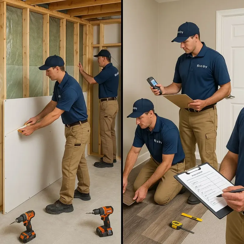 Repairs and Reconstruction process in Bradford, ME